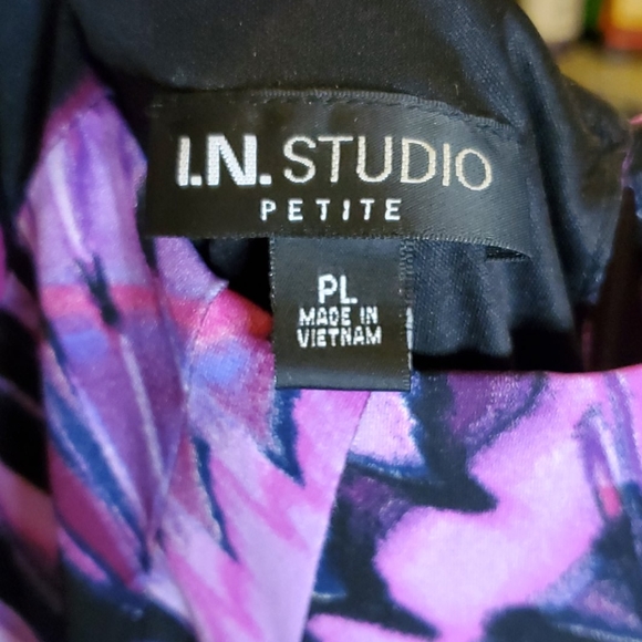 I.N. Studio Petite Abstract Dress 💜 - Picture 8 of 10